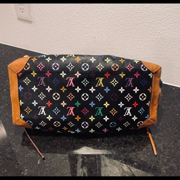 Louis Vuitton Black Multicolor Ursula MM - Picture 6 of 11